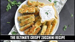 "Better than Restaurant" CRISPY Zucchini | Quick & EASY Recipe
