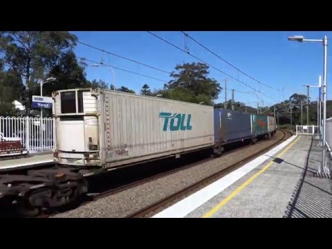 NR121 / 8183 / NR75 (The Ghan) with PN 4BM4 at Narara 5/5/16