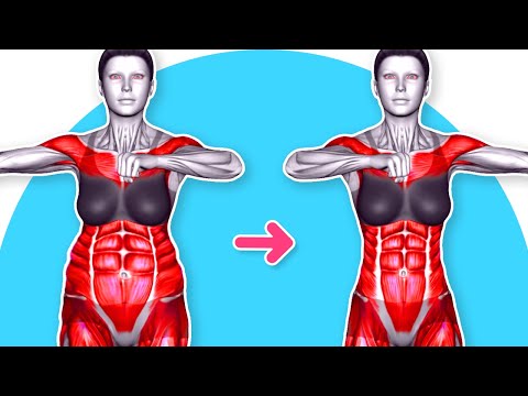 ➜ 45-Min Standing ➜ Melt Belly Fat + Shrink Waist!