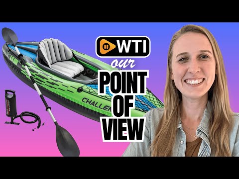 INTEX Challenger Inflatable Kayak Series: Includes Deluxe 86in 1-Person - WTI product video review