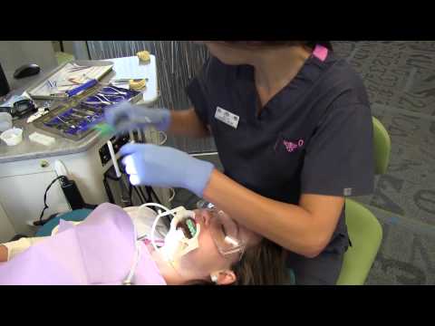 Buttram Orthodontics - Whitney Gets Braces - Install and Check Up