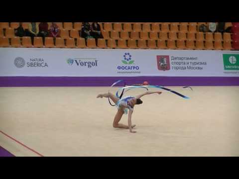 Liana Semenova (RUS)  ribbon   Grand Prix Moscow 2017