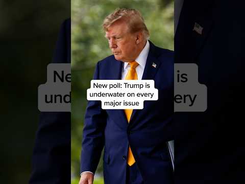 New poll shows Trump is underwater on every major issue