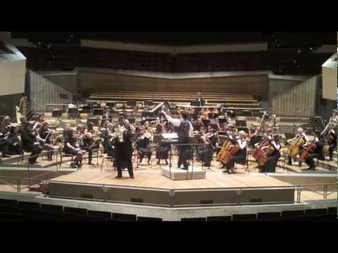 Richard Strauss: Hornconcerto op 11 - excerpts from dressrehearsal in Philharmonie, Berlin
