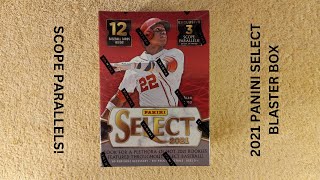 2021 PANINI SELECT BASEBALL BLASTER BOX BREAK - NICE SCOPE PARALLELS!