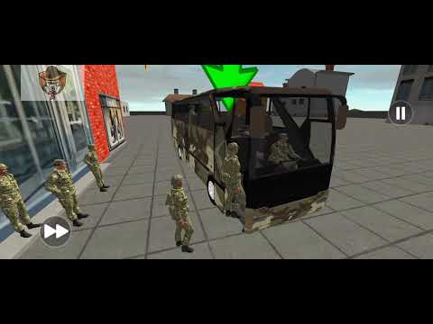 Bus Simulator : Army / Military Bus Driver 2022 - Android Gameplay