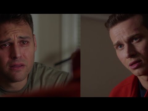 9-1-1 5x13  Eddie breakdown  [buck is in the room] the  Ending scene