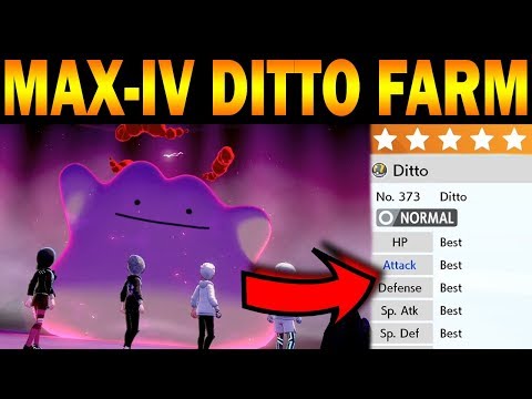 How to Farm MAX IV Dittos in Pokemon Sword & Shield: 1 MINUTE GUIDE!