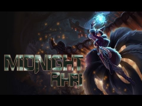 League Skins - Midnight Ahri (Ability Effects, Animations & Emotes)