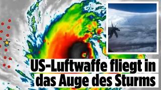 HURRIKAN VOR HAWAII: "Hurricane Hunters" trotzen dem Sturm – bis zu 185 km/h