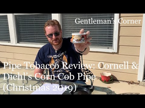 Pipe Tobacco Review: Cornell & Diehl’s Corn Cob Pipe (Christmas 2019)