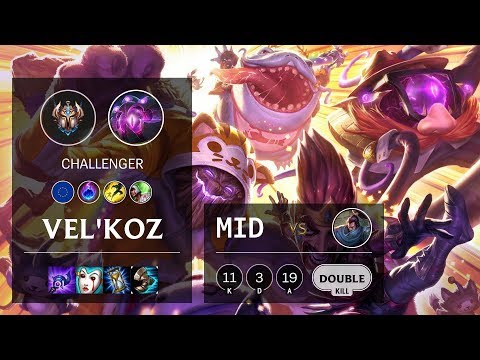 Vel'Koz Mid vs Yasuo - EUW Challenger Patch 10.9