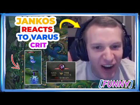 G2 Jankos Reacts to Varus Crit [FUNNY] 🤬