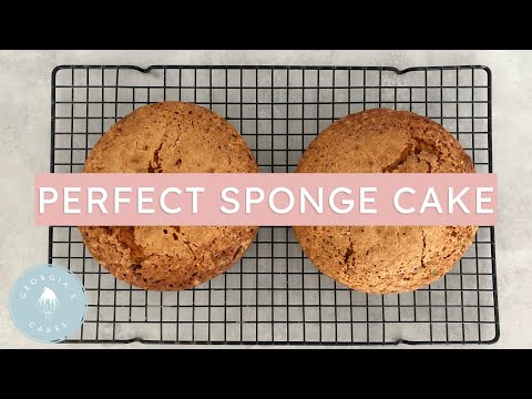 How To Make A Perfect Sponge Cake | Georgia's Cakes