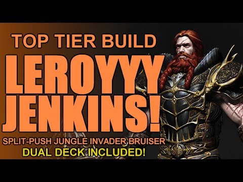 Paragon: Top Tier GREYSTONE Build/Guide | SPLIT-PUSH Jungle Invader BRUISER! (2 Decks)