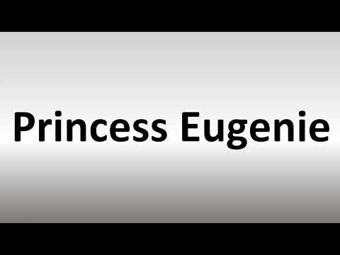 How to Pronounce Princess Eugenie? | CORRECTLY!
