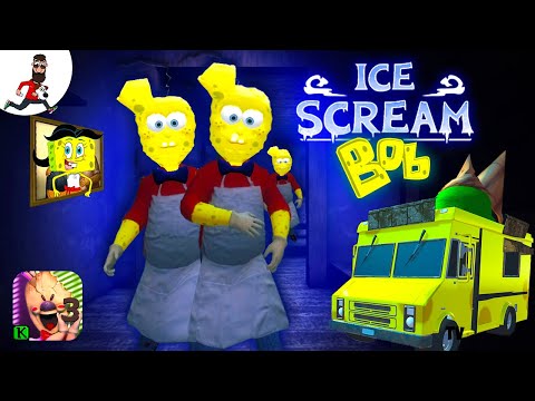 Ice Cream Man is SPONGE BOB - Hello Sponge Ice Scream All levels (1-8) lvl