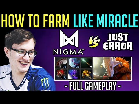 How to Farm Faster Like Miracle? - MIRACLE Juggernaut Perspective vs ERROR - EPIC LEAGUE (FULL)