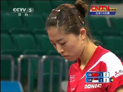 2012 Asian Cup (ws-qf) LIU Shiwen - YU Mengyu [Full Match/Chinese]
