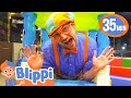 Blippi Visits The Kinderland Indoor Playground At Night BEST OF BLIPPI