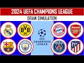Quarter-final draw: 2024 UEFA Champions League