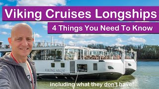 Viking River Cruises Longships. 4 Things You Need To Know (Including what they don't have!)