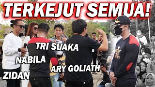 Download lagu EVERYONE WAS SURPRISED‼️ TRI SUAKA ZIDAN NABILA ARY GOLIATH DIDN'T REALIZE I WAS UNDERCOVER.. mp3
