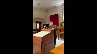 Crawford County Prosecutor Matt Crall's press conference for Maxwell Anatra