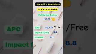 #2 Science Citation Index Journal #2 | #scopus #scie #sci #journal #research #ai  #fastpublications