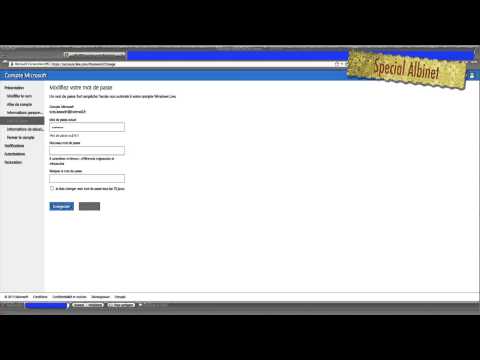 comment modifier mot de passe msn