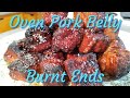 Oven Pork Belly Burnt Ends