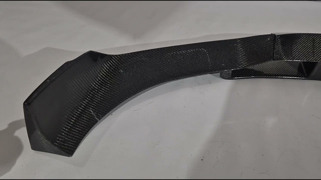 BMW X6 G06 2019–2027 Carbon V1 lip spoiler předního nárazníku (pro M-Sport, 2018-2022) Video 1