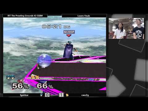RIT TPG 43 SSBM - Losers Finals - Spiritor (Marth) vs cauchy (Fox)