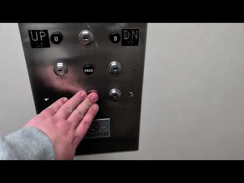 EPIC Vintage 1950's Westinghouse Black Button Traction Elevator