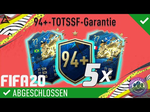 OMG! UNFASSBAR! 😱😍 5X GUARANTEED 94+ TOTS SBC! 5X 94+-TOTSSF-GARANTIE SBC! | FIFA 20 ULTIMATE TEAM