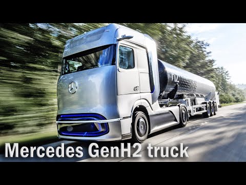 Mercedes-Benz fuel-cell concept truck Mercedes GenH2 Truck, Hydrogen truck