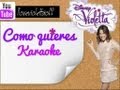 como quieres karaoke 