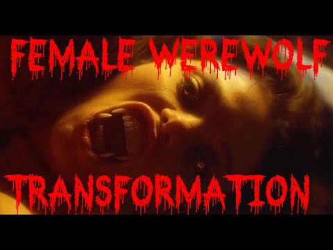 Female werewolf Transformation - forest scene - the howling HD