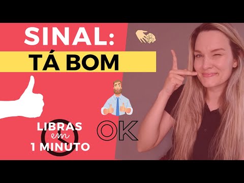 66º CURSO DE LIBRAS | SINAL DE TÁ BOM, BELEZA E OK