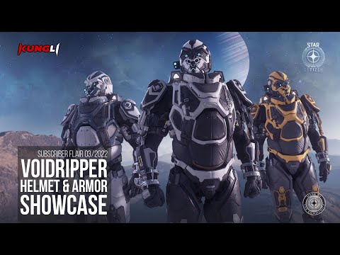 Voidripper Helmet & Defiance Armor - All Variants Showcase - Subscriber Flair 03/22 | Star Citizen
