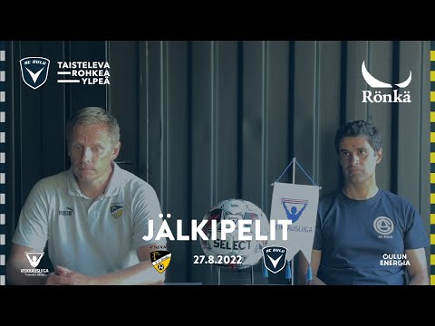 ACOTV: Rönkä jälkipelit FC Honka - AC Oulu 27.8.2022 (Veikkausliiga)