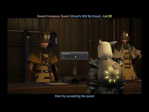 FFXIV The Complete Guide Part 15 - Unlock Grand Companies + Mount + Bankers + Ability to post items