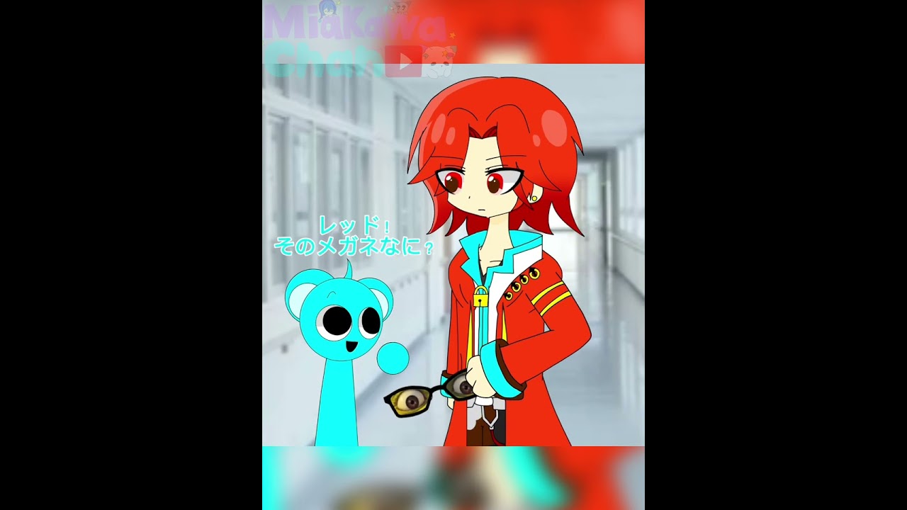 What kind of glasses did he make?👓/ウォーターチャレンジ&sprunki/#shorts 