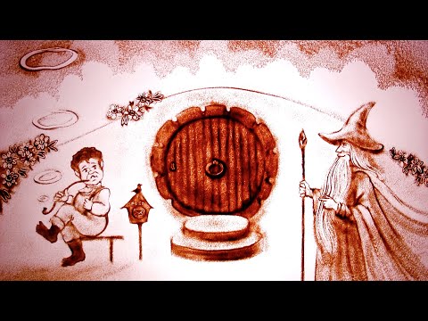 Alizbar & Ann'Sannat  The Hobbit, or There and Back Again /Sand art / Тори Воробьева Песочная сказка