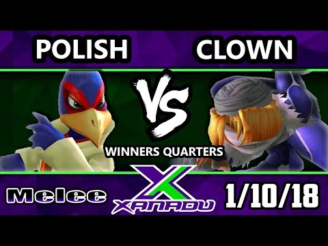 S@X 236 Melee - Polish (Falco) Vs. Clown (Sheik) - Smash Melee Winners Quarters - SSBM