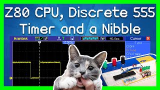 Z80 CPU with 555 timer for the clock