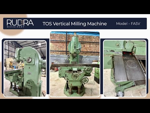 TOS FA5V Vertical Milling Machine