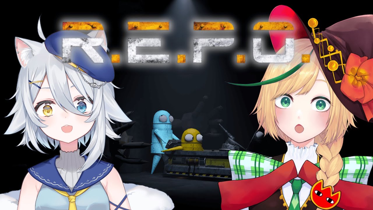 【R.E.P.O.】レポ大会前に若魔白ソーダちゃんと特訓だぁ!Training for the REPO tourney w/Soda! #新人vtuber【ノピ・テュルーペ/てらめたる学園】