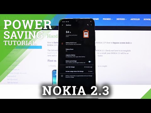 How to Save Power in NOKIA 2.3 – Battery Saver Tutorial