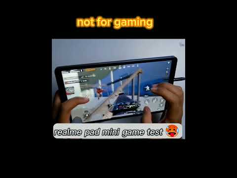 realme pad mini gaming review | pubg mobile test realme pad #shorts  #youtubeshorts